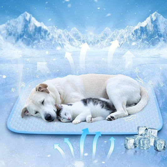 Dog Cooling Pad, Durable Dog Chill Bed Leakproof Pet Cooling Mat Scratch-Resistant Design for  Dogs Cats Puppy in Hot Summer,